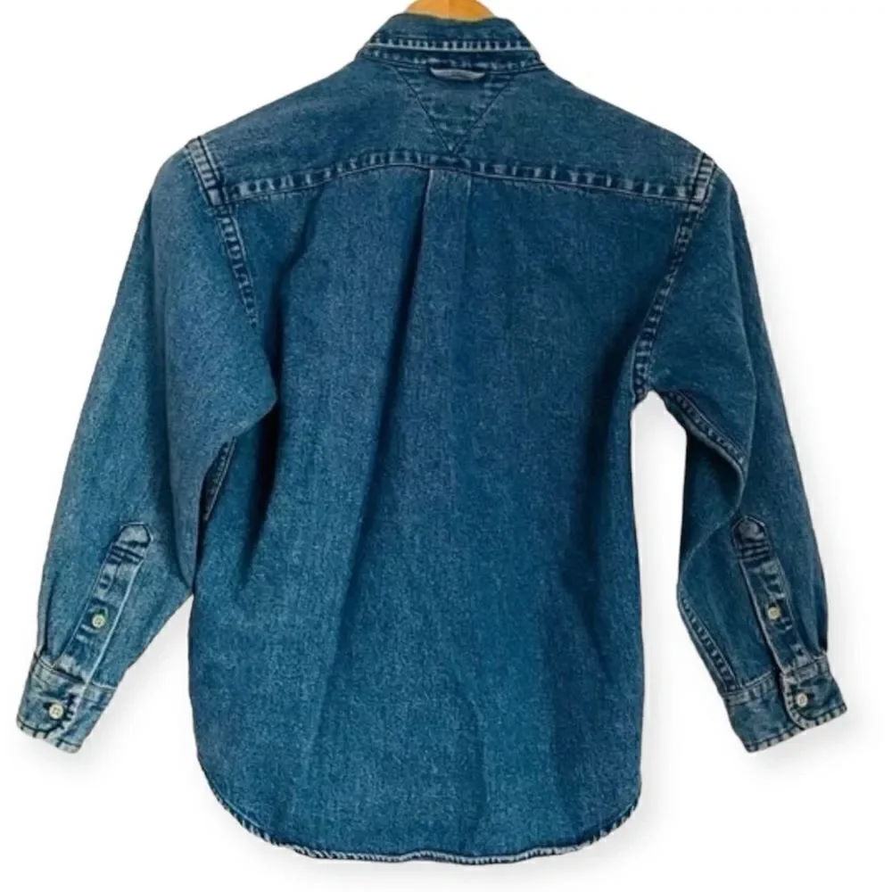 Tommy Hilfiger 90’s Boys’ Denim Shirt Size Small